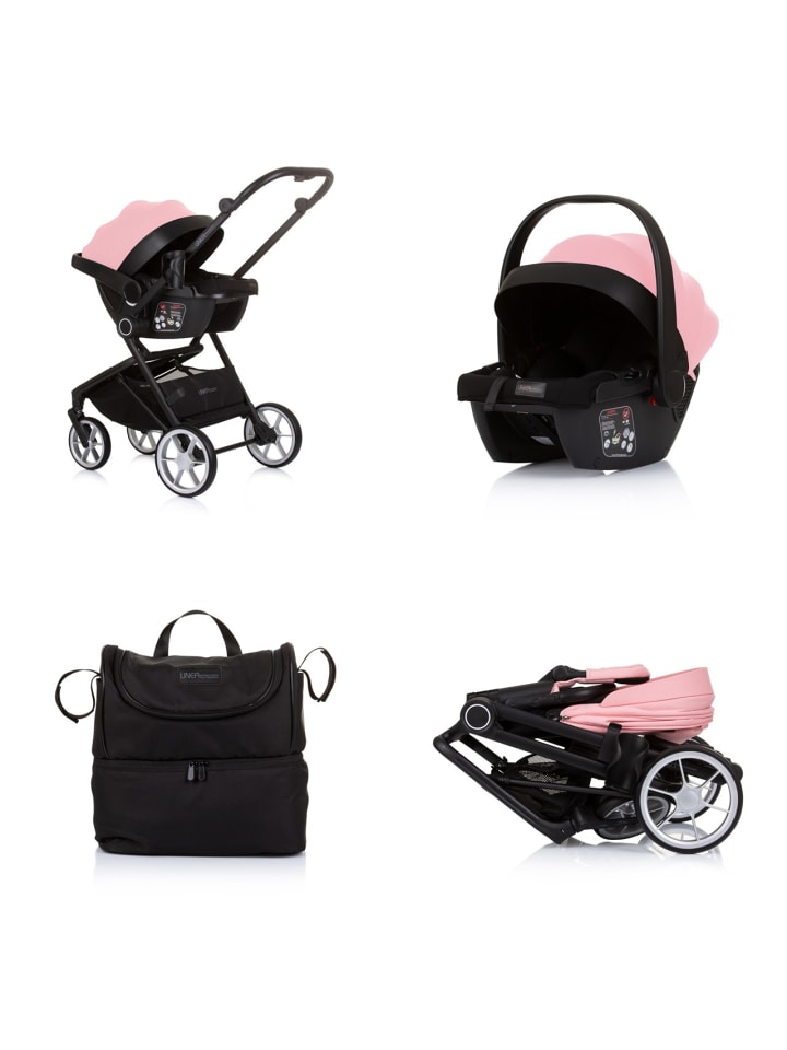 Chipolino 3 in 1 Kombikinderwagen Linea in rosa günstig kaufen onesize