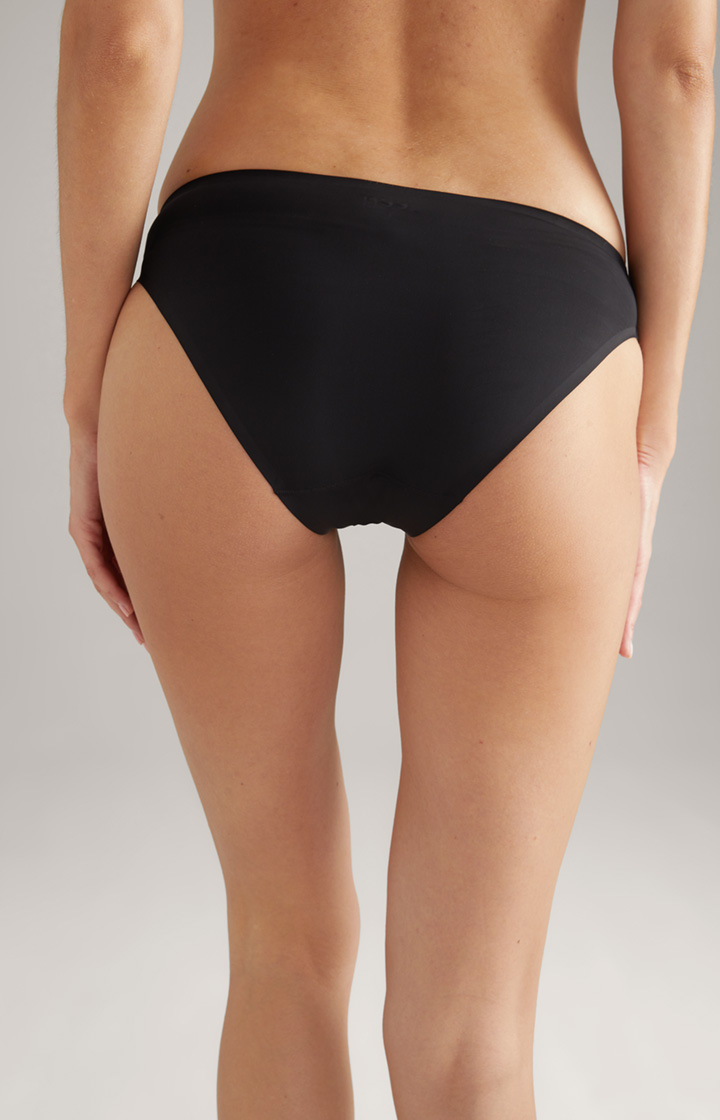 Seamless Bikini-Slip in Schwarz