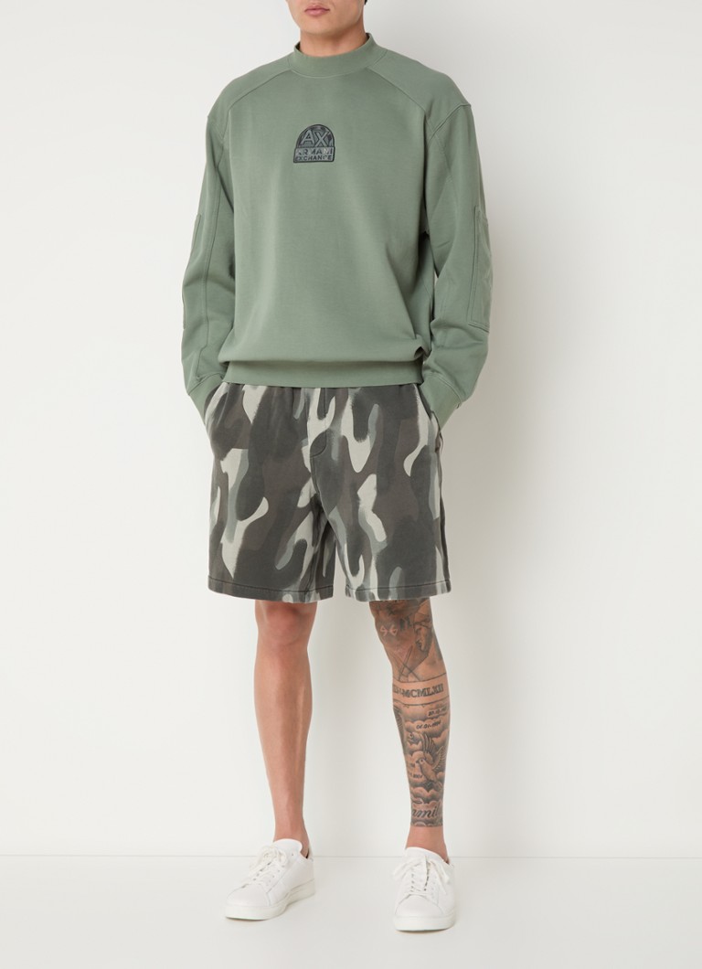 Maglione Armani Exchange con logo ricamato