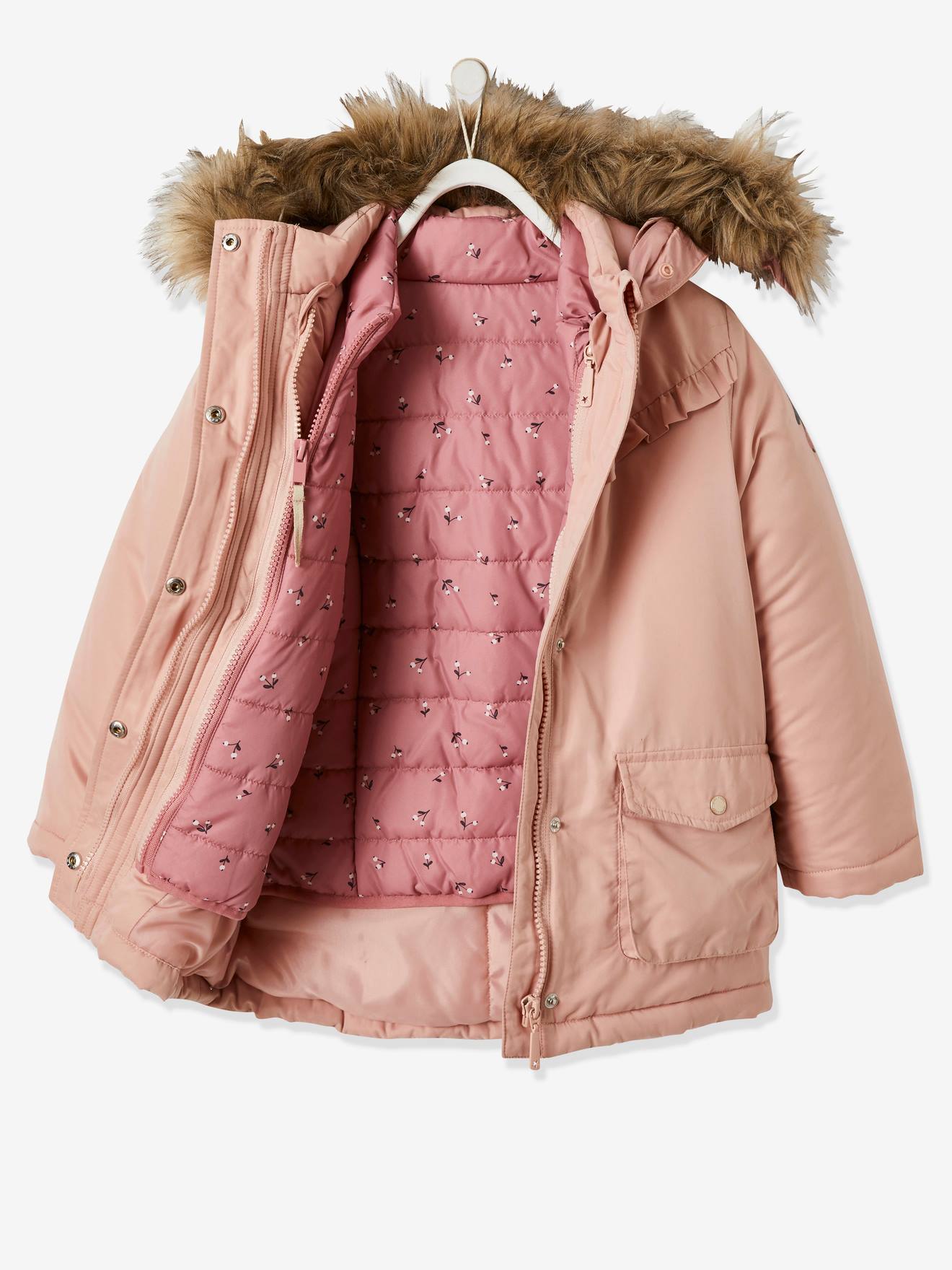 Parka 3 en 1 fille hiver encre