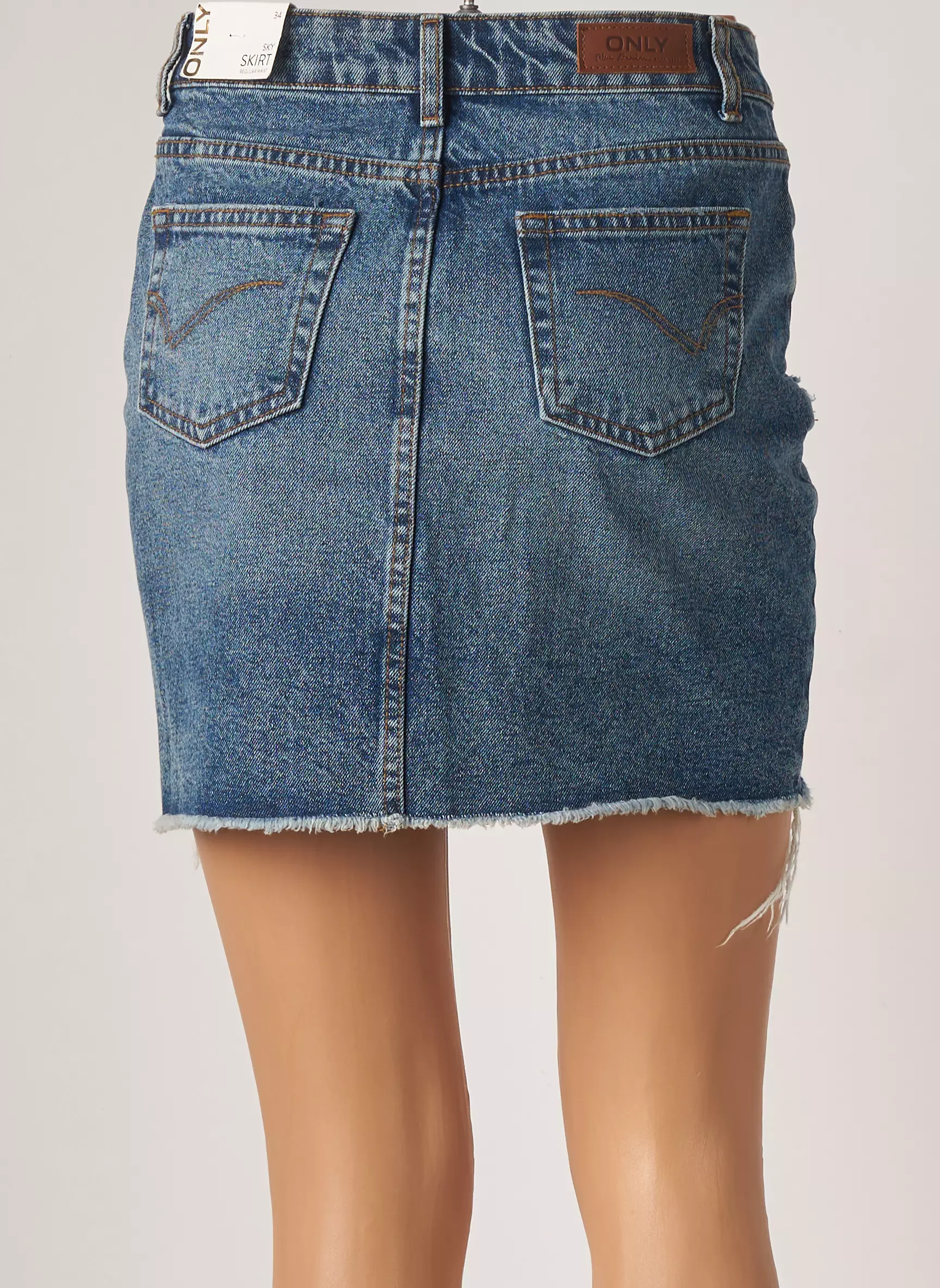 Only Jupes Courtes Femme couleur bleu