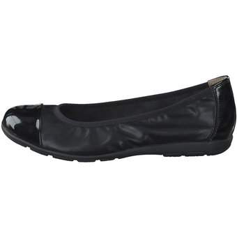 Caprice Ballerina in schwarz
