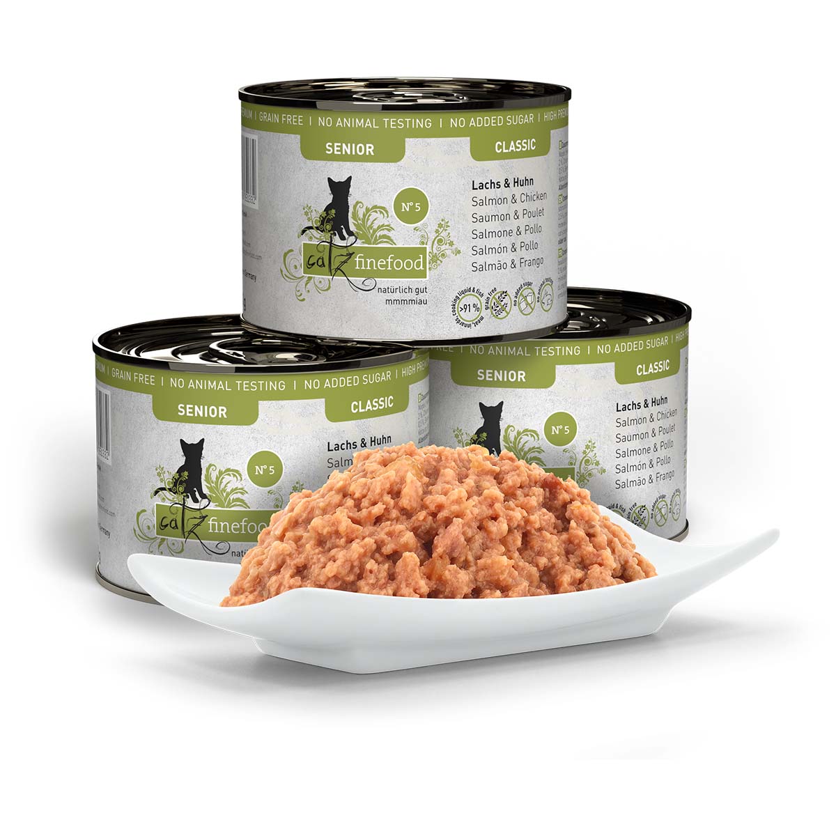 catz finefood Senior No.05 Lachs & Huhn kaufen bei ZooRoyal