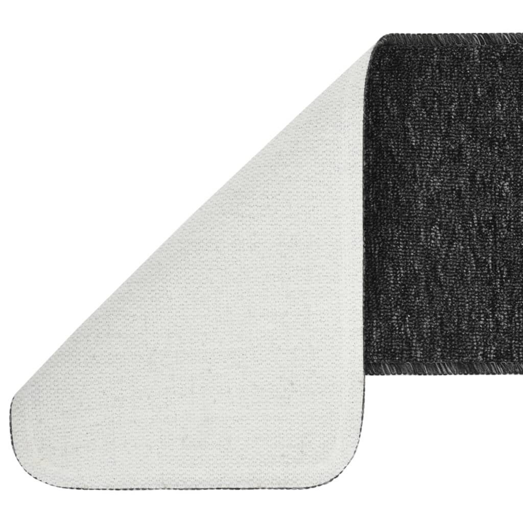 Stufenmatte Antirutsch Stufenmatten 15 Stk. 60x25 cm Anthrazit Rechteckig, vidaXL, Rechteckig