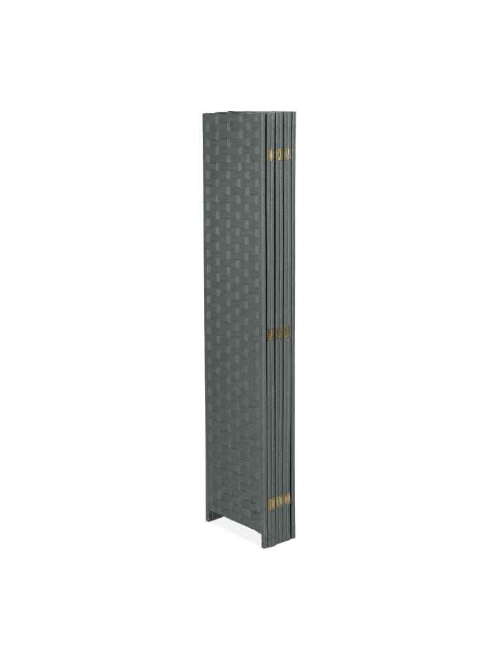 relaxdays Paravent in Grau - (B)320 x (H)170cm günstig kaufen onesize