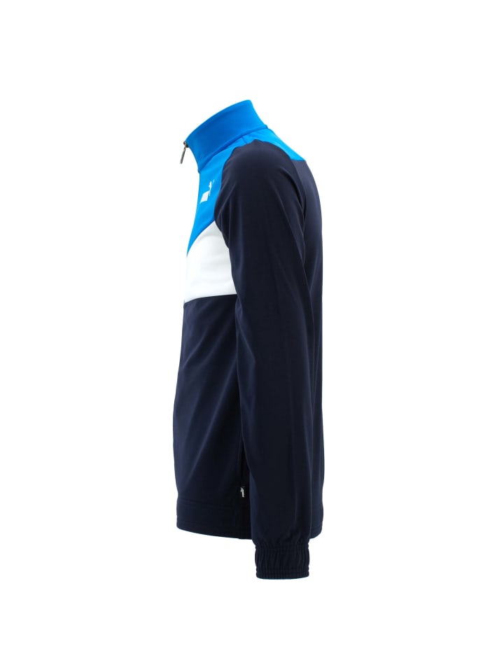 Puma Trainingsanzug Colorblock Poly Suit Kids in Blau günstig kaufen