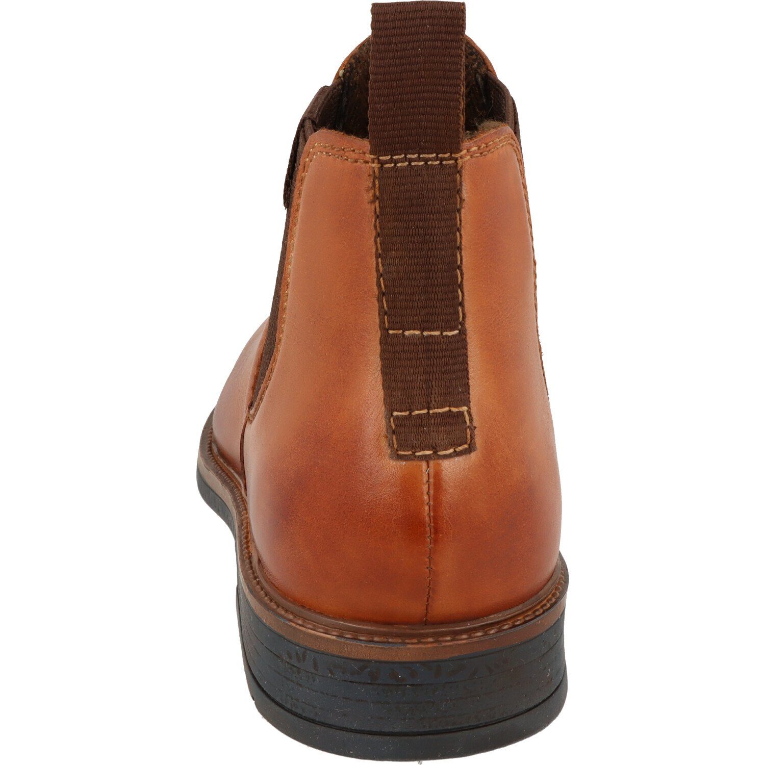 bugatti Ladano 311-AGS30-4000 Herren Schuhe Stiefel Leder Cognac Chelseaboots