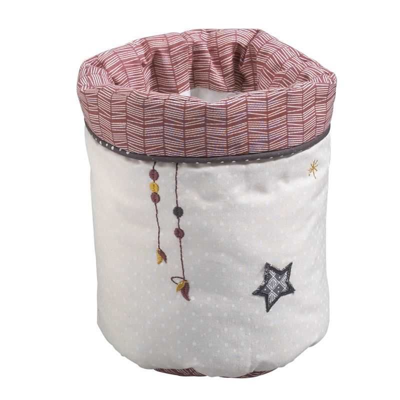 Lot de 3 panières gigognes en tissu Timouki