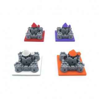 Castles for Queendomino – 4 Pieces