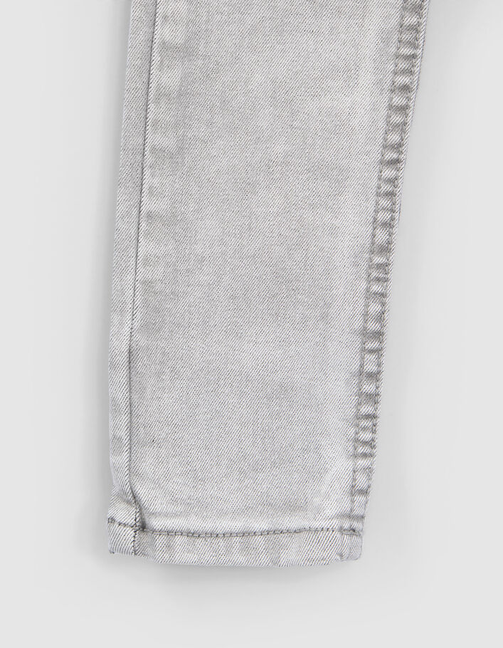 Jean SKINNY gris détails réfléchissants dos garçon