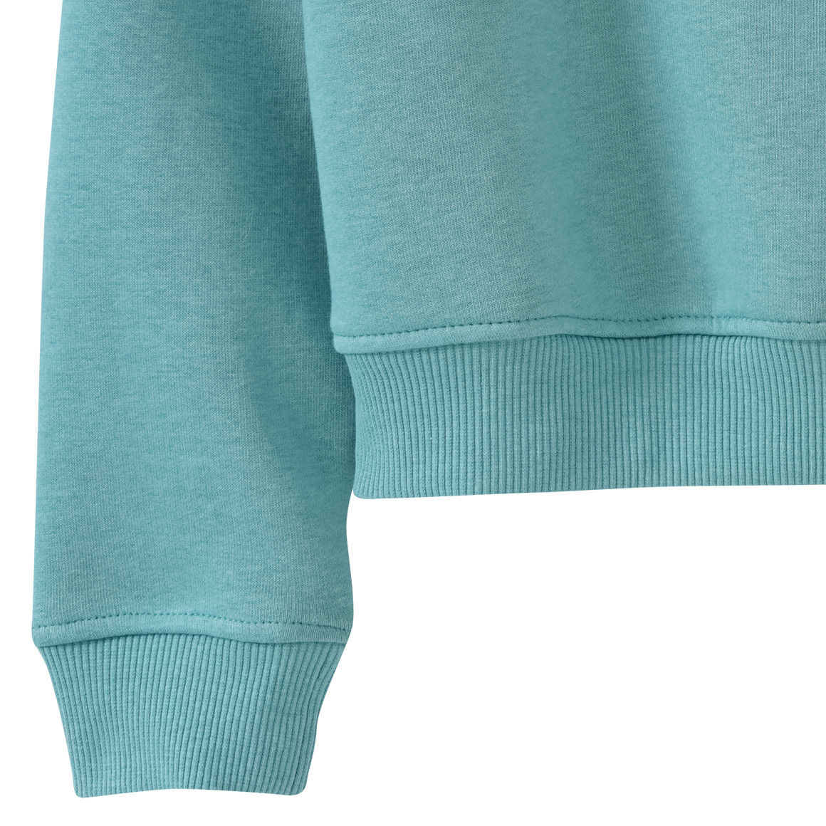 Mädchen Sweatshirt im Cropped-Look