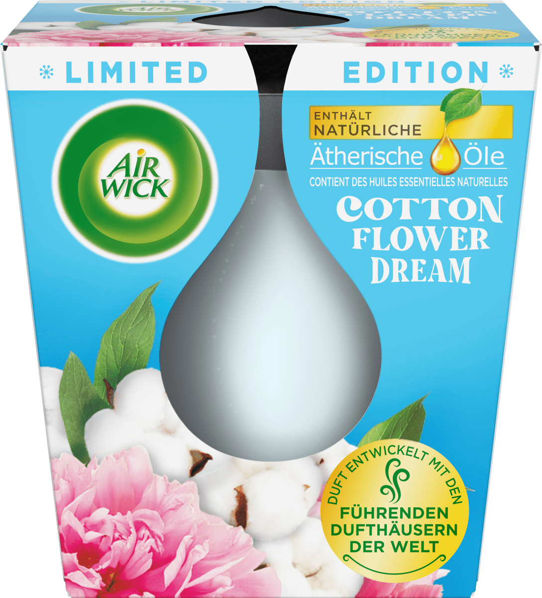 Duftkerze im Glas Cotton Flower Dream 105g, 1 St