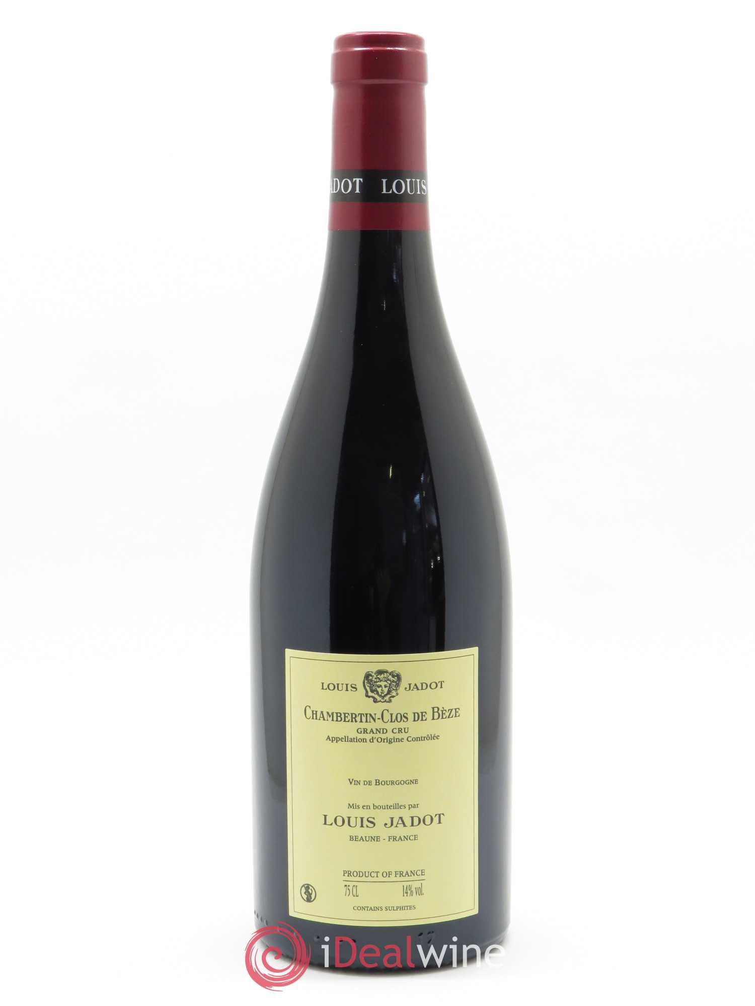 Chambertin Clos de Bèze Grand Cru Louis Jadot  2018 - Lot de 1 Bouteille