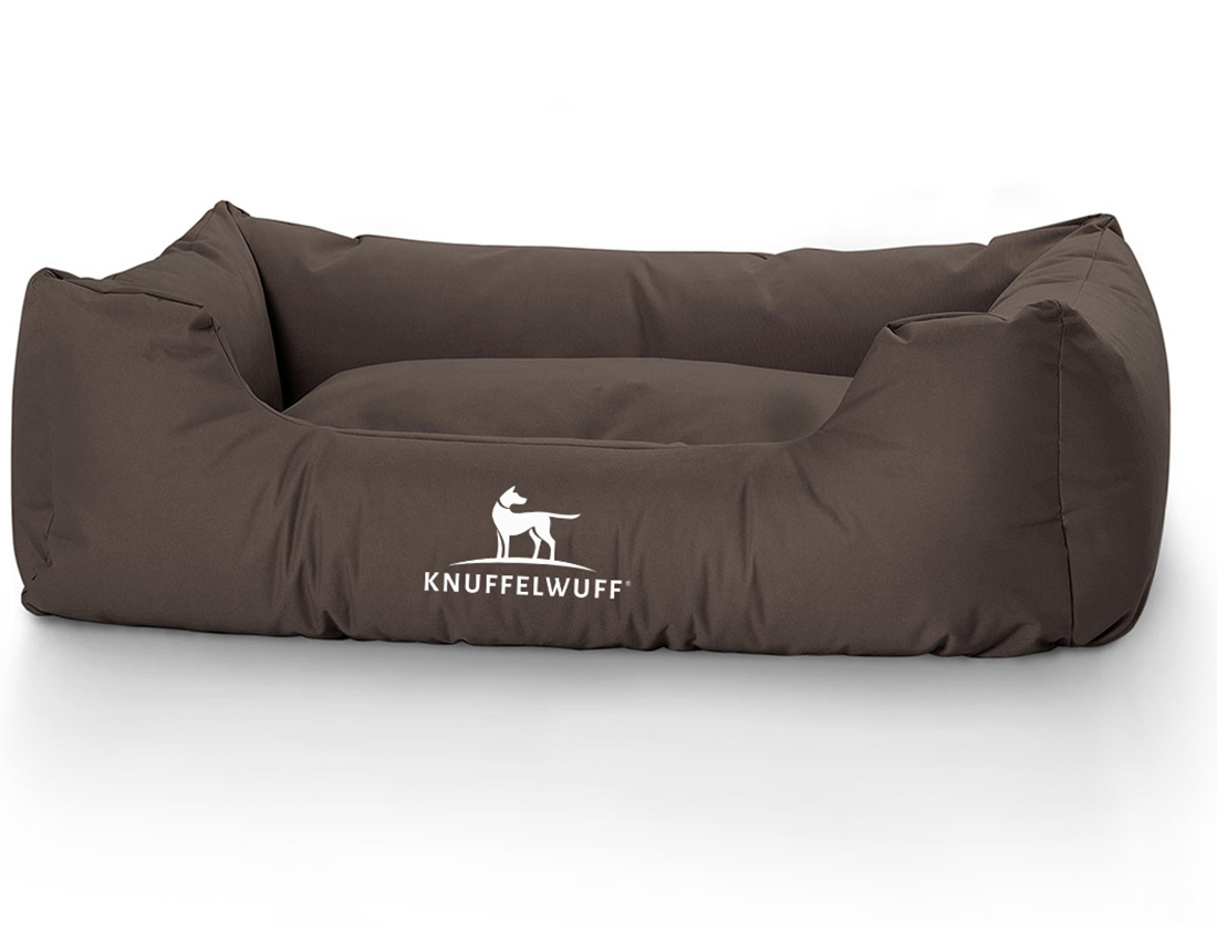 Knuffelwuff Hundebetten Knuffelwuff Hundebett Finlay aus Nylongewebe braun M-L
