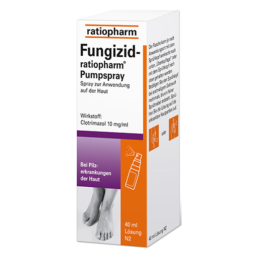 FUNGIZID-ratiopharm Pumpspray  40 ml  Spray