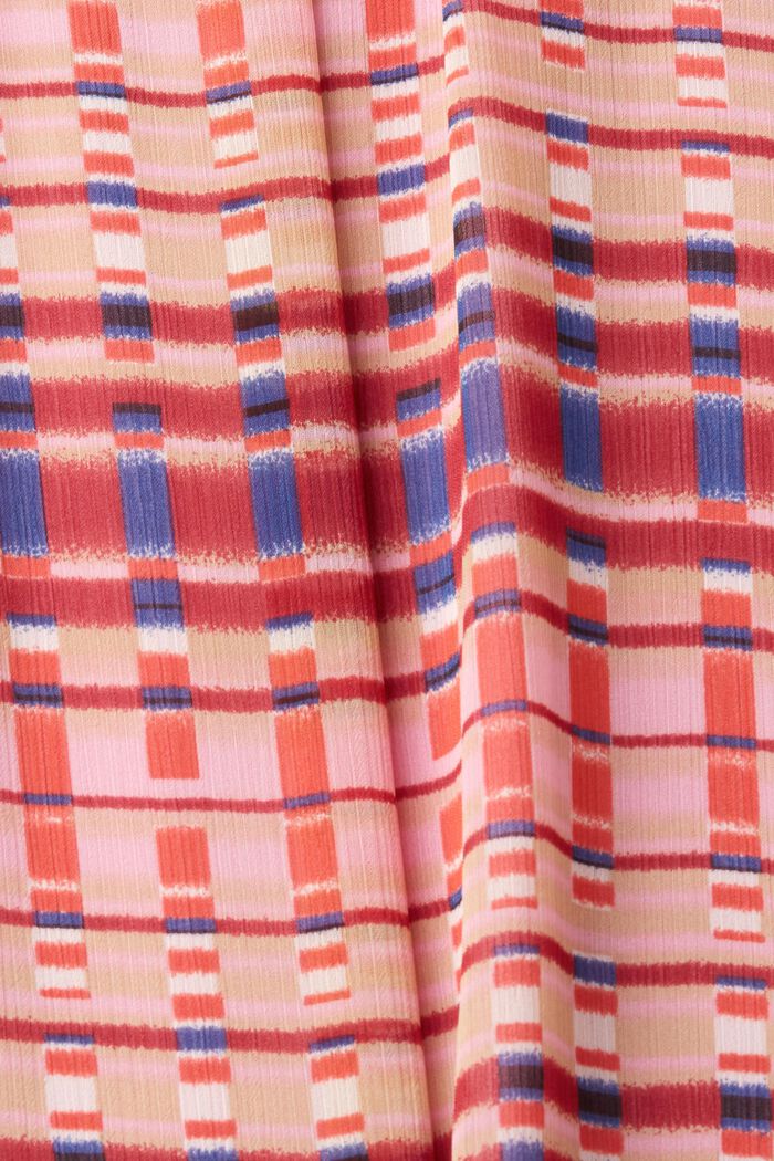 Gemustertes Midikleid aus Chiffon