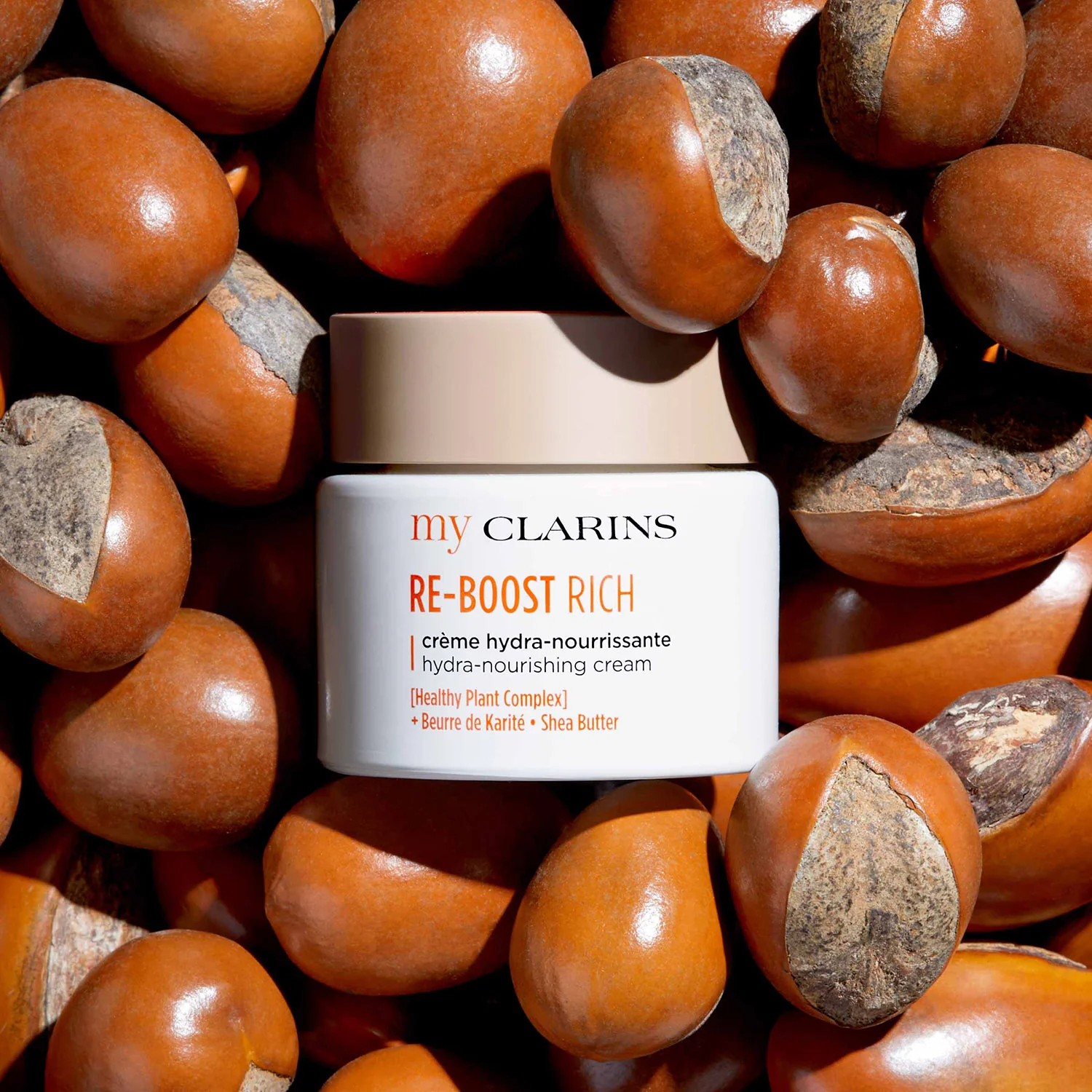 MY CLARINS RE-BOOST RICH Crème Hydra-Nourrissante – 24 valandų maitinamoji veido procedūra