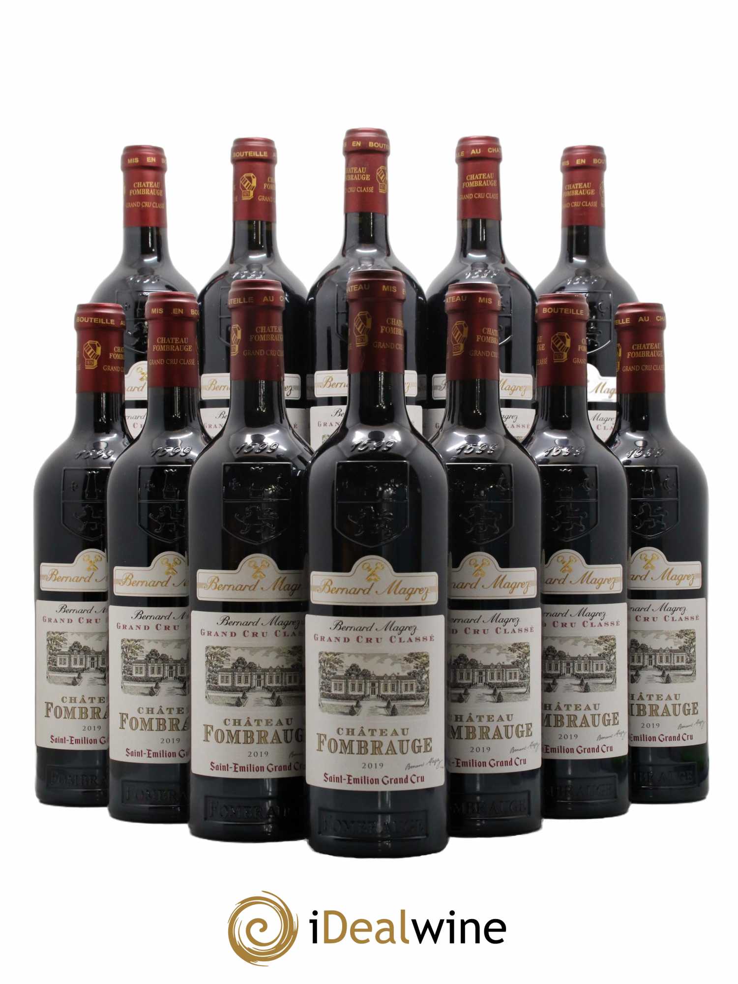Château Fombrauge Grand Cru Classé  2019 - Lot de 12 Bouteilles