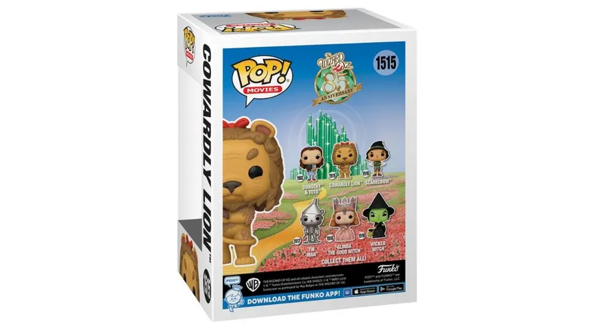 Funko - POP! - Wizard of Oz - Cowardly Lion (mit Variante) Vinyl, 1 Stück, sortiert