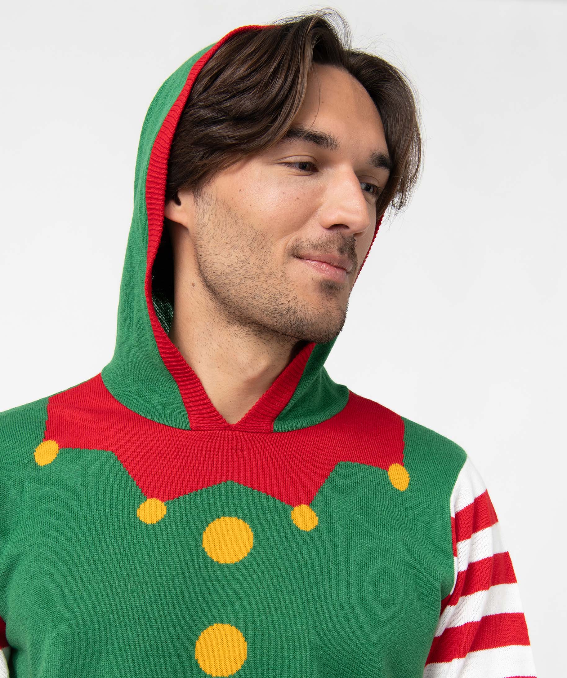 Pull de Nol homme à capuche vert | GEMO