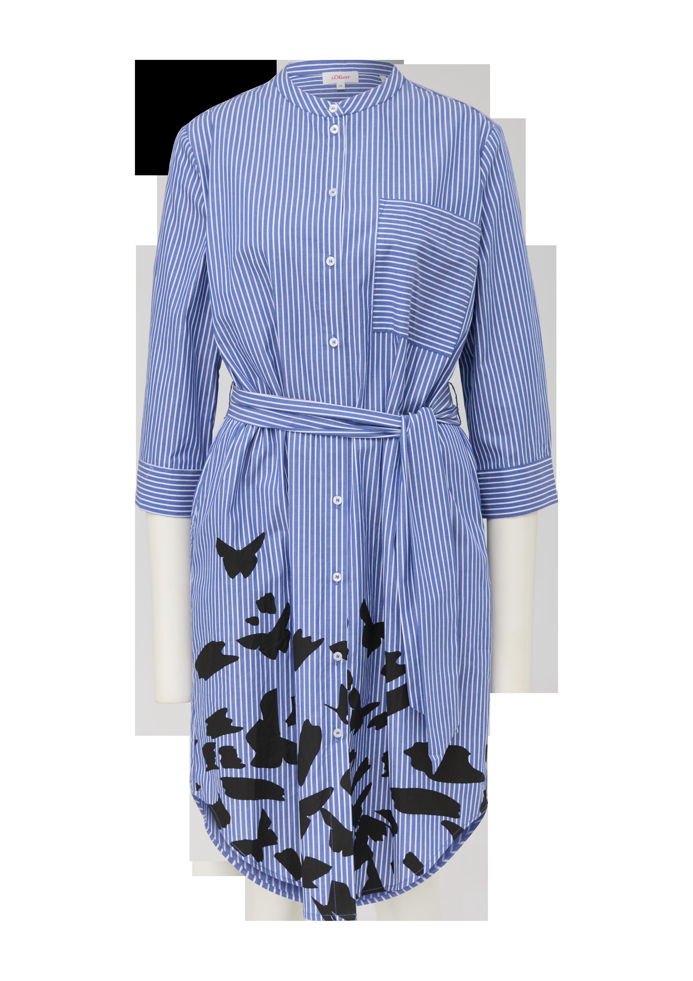 Hemdblusenkleid mit Artwork  2128408-50F0