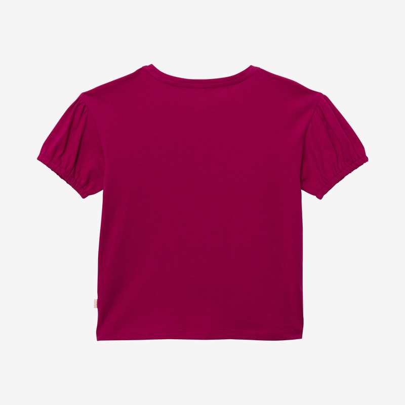 T-shirt fille brodé pétunia rose Catimini