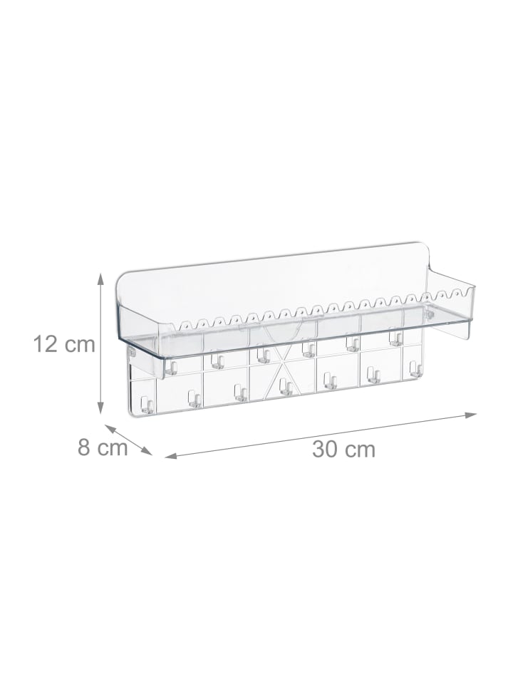 relaxdays Schmuckhalter in Transparent - (B)30 x (H)12 x (T)8 cm günstig kaufen onesize