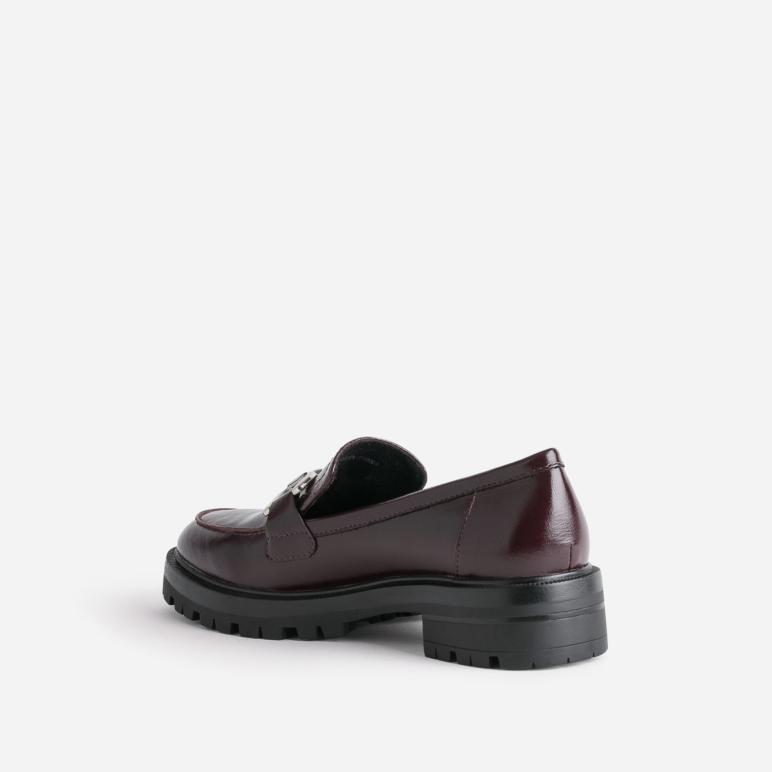 Mocassin TEXTO bordeaux à maxi mors