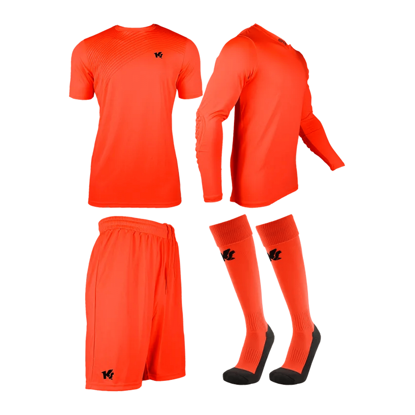 KEEPERsport Torwart Trikot Set Kids Orange F109