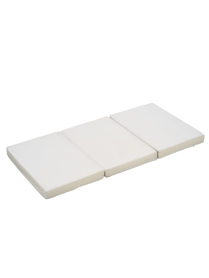Alvi faltbare Reisebettmatratze für Baby & Kinder Exklusiv in Stripes Beige günstig kaufen 60x120 cm