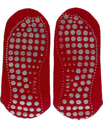 Falke, Serie Homepads, Wolle-Baumwolle rutschhemmend, rot
