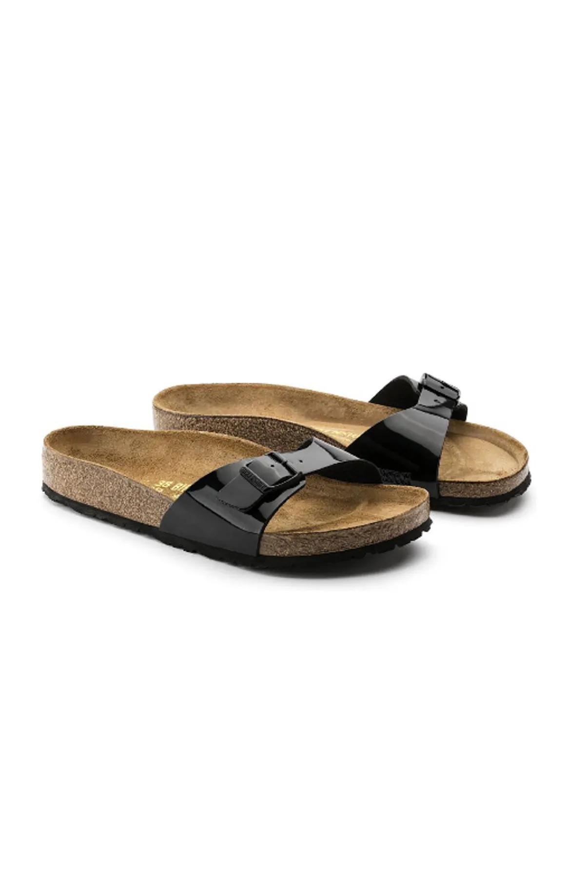 Birkenstock  Pantolette - Schwarz - Flacher Absatz