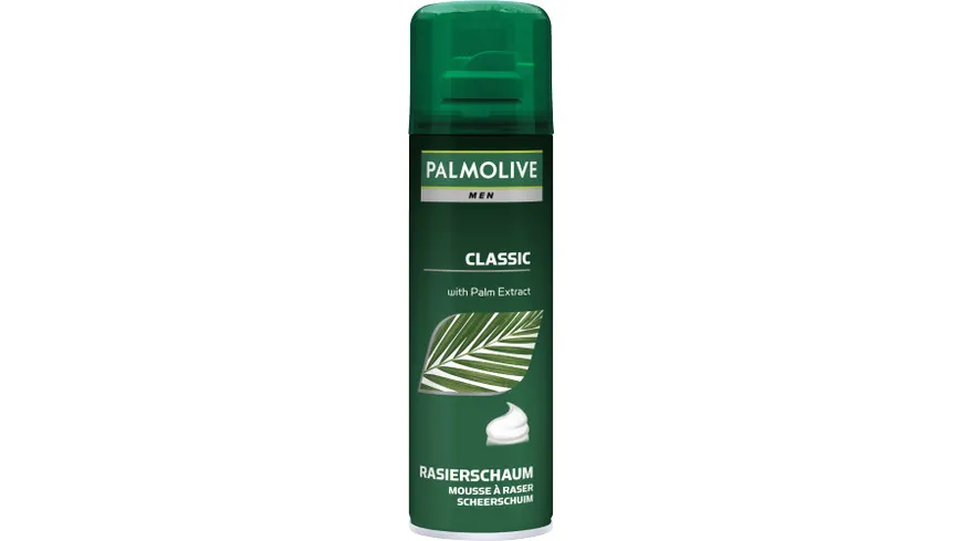 Palmolive Rasierschaum für Männer - weicher, cremiger Schaum - schützt vor Rasurbrand und Irritationen für eine sanfte Rasur 300 ml