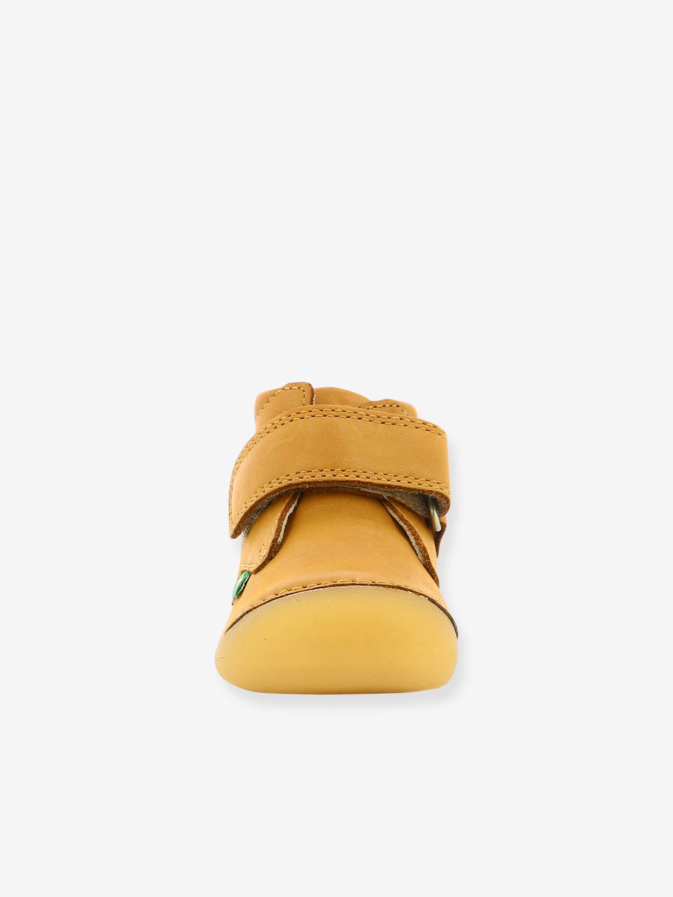 Bottillons cuir bébé garçon Sabio KICKERS® 1ers pas camel