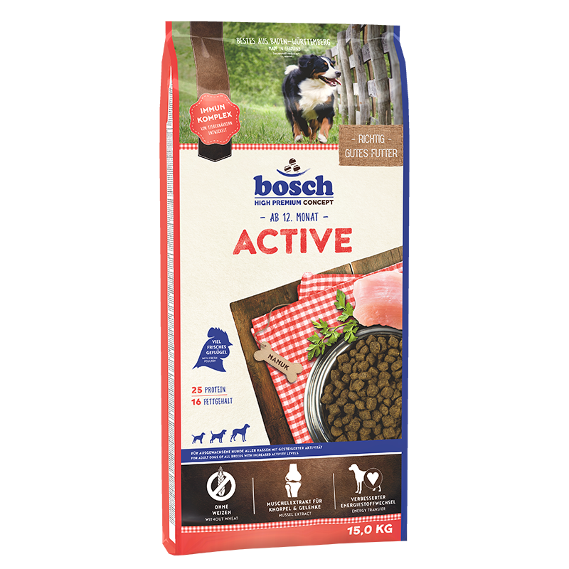 bosch Hundetrockenfutter bosch Active 15 kg