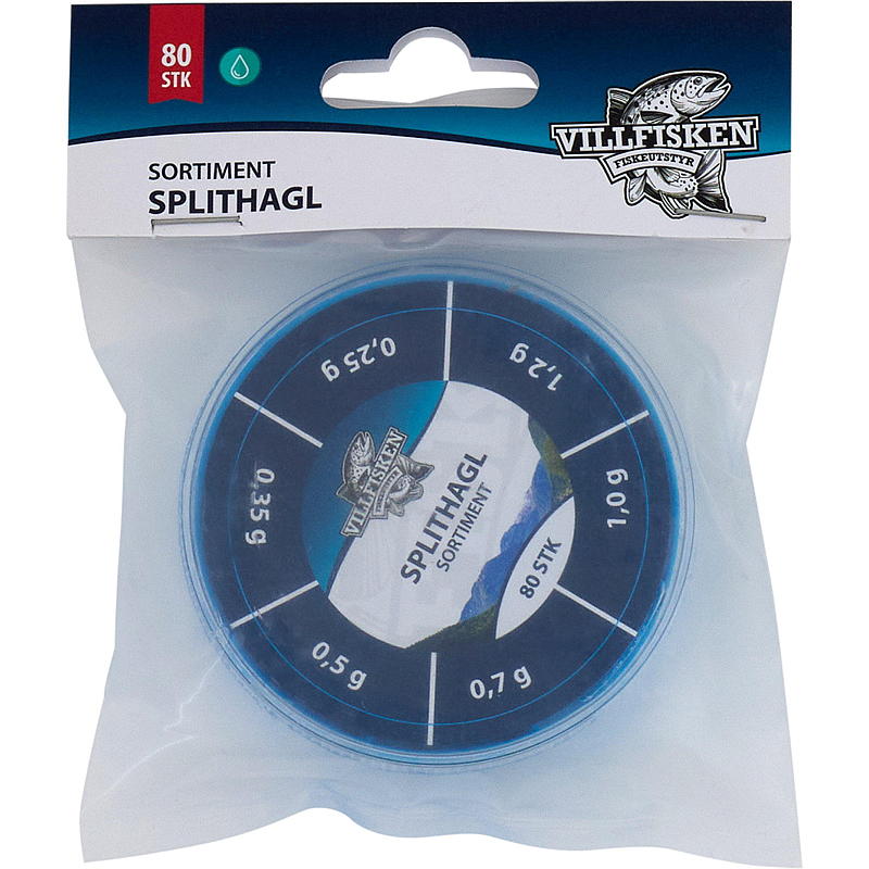 Villfisken Splitthagl 0,25-1,2 g, Villfisken