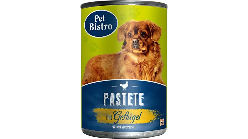 Pet Bistro Hundenassfutter - Pastete mit Huhn 400 g