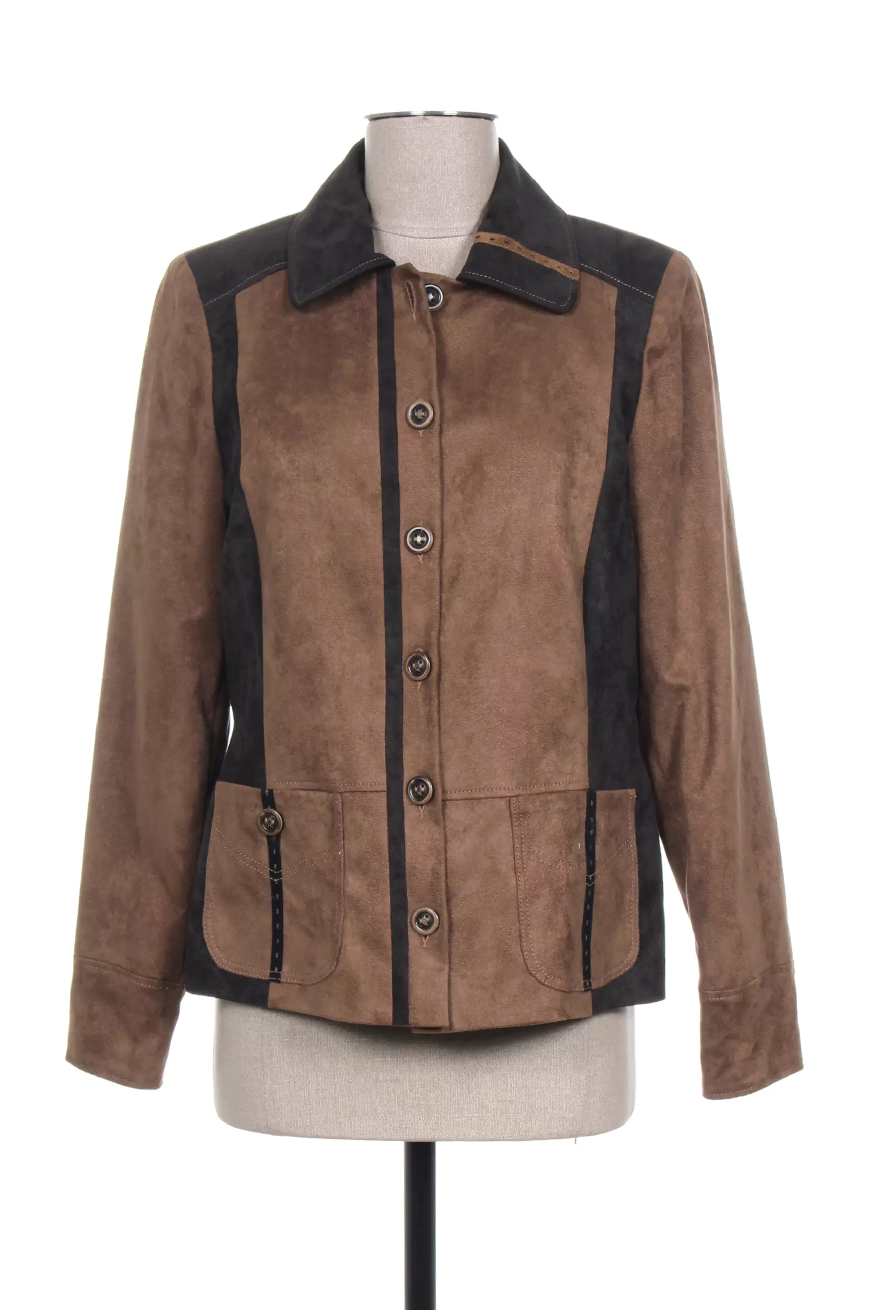 Pauporte Vestecasual Femme couleur marron