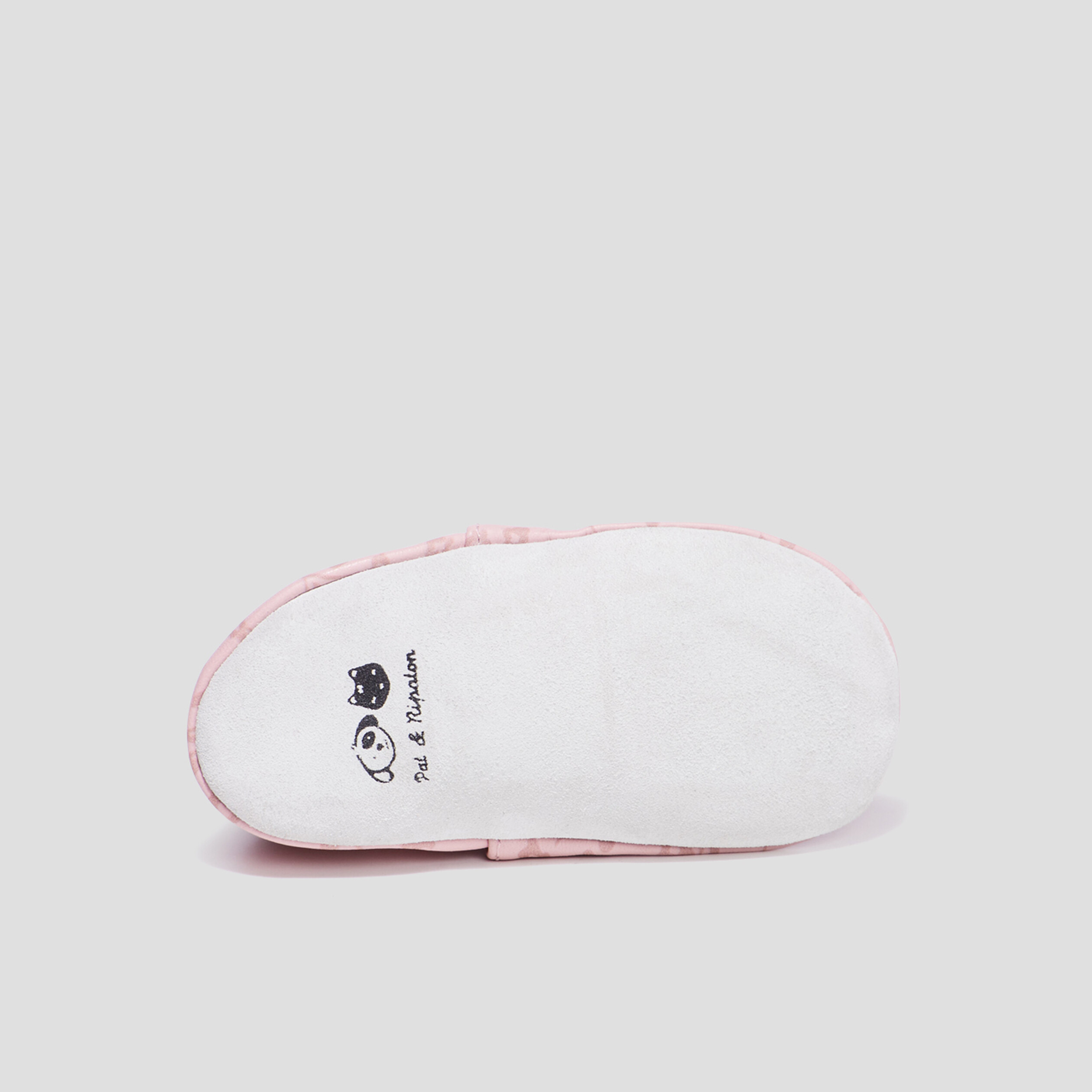 Bottillons en cuir à paillettes rose bébé fille | La Halle