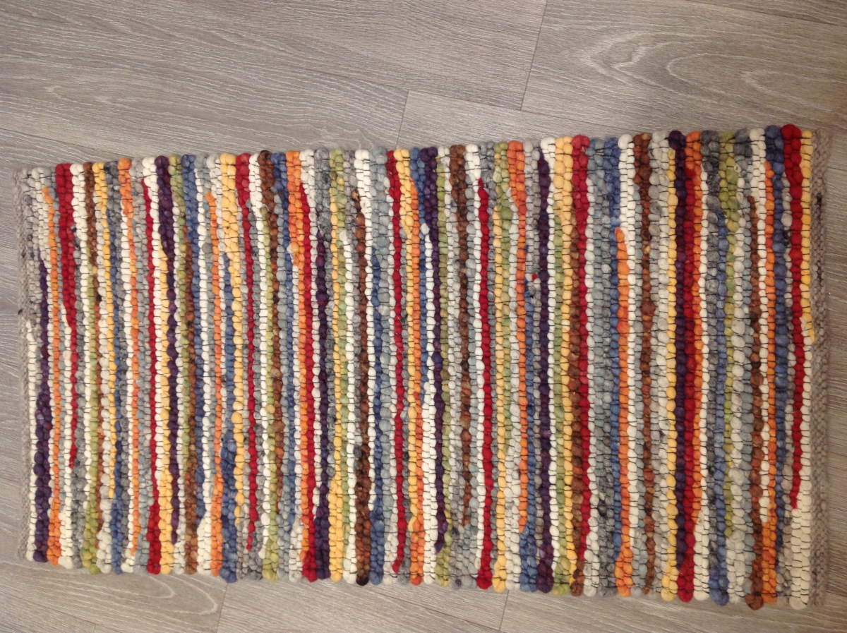 Handwebteppich Brazil Multicolor 60 x 90 cm