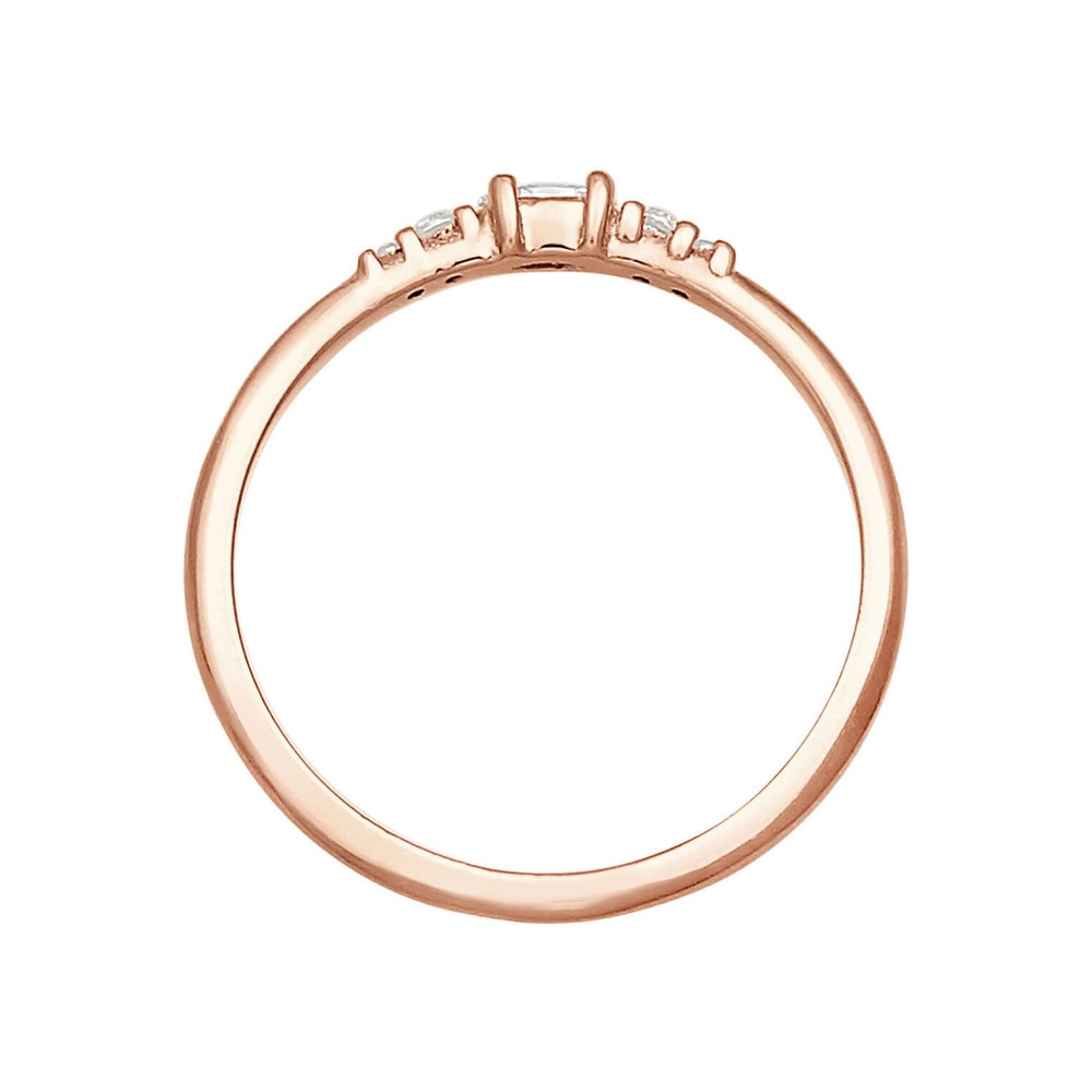 Elli Elli Bague Femmes Marquise Élégante Fiançailles avec Cristaux de Zirconium en Arg Bague