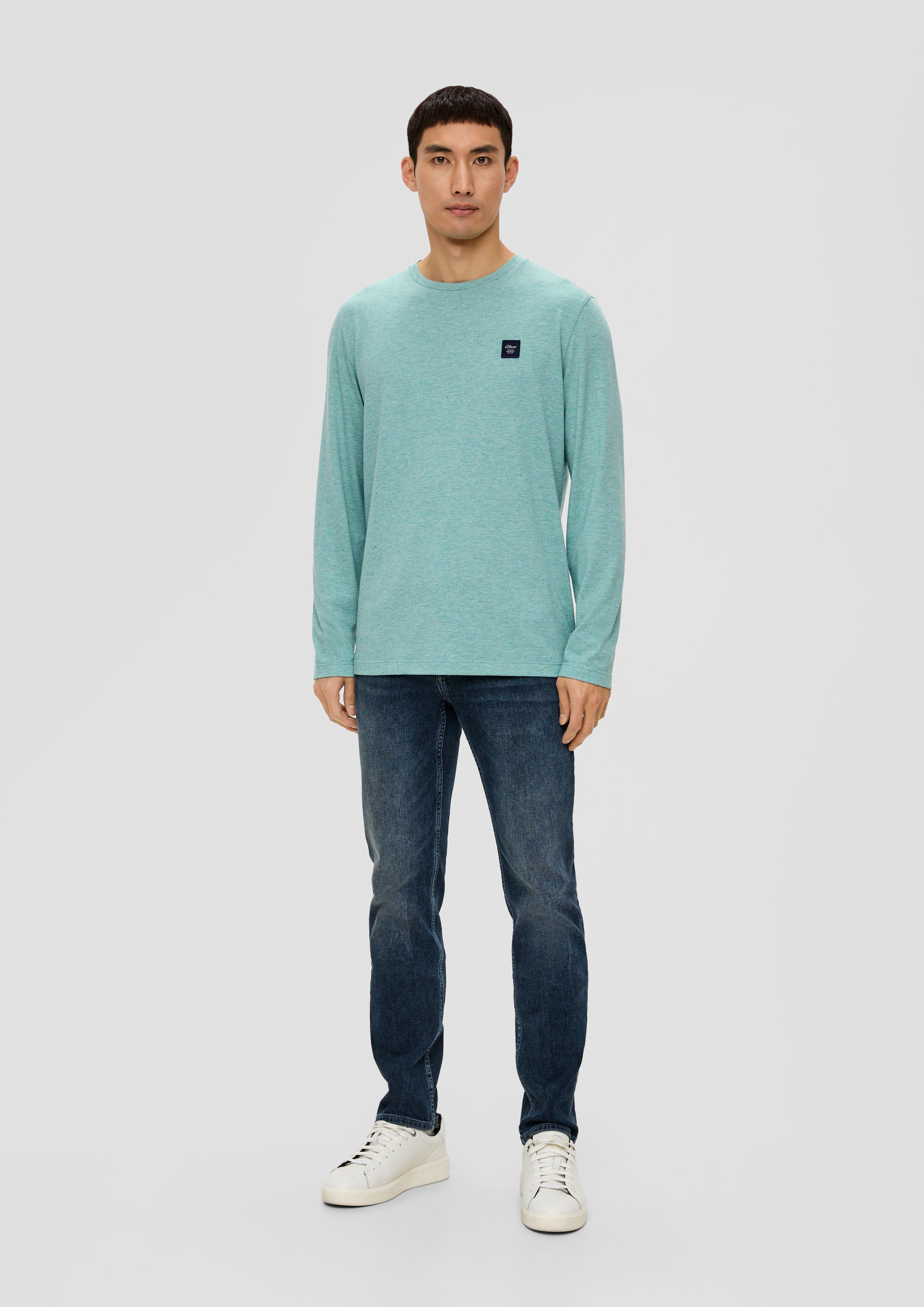Meliertes Langarmshirt  2138647-65W2