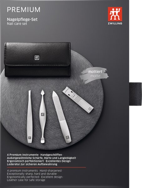 ZWILLING Beauty Premium Nagelpflege-Set - black Maniküre-Set