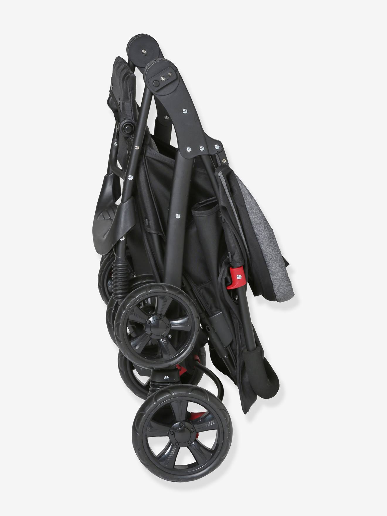 Combiné duo babycoque + poussette vertbaudet Primacity gris
