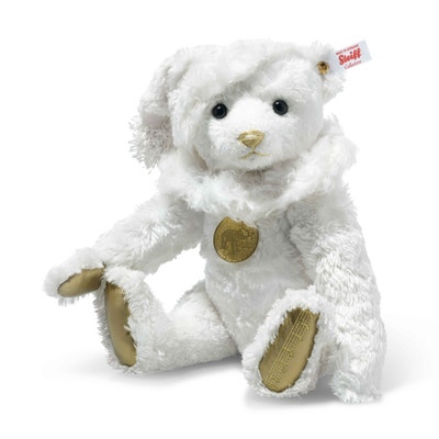 Teddies for tomorrow White Christmas Teddybär, 30 cm, weiß