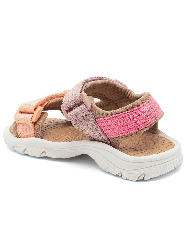bisgaard Leder-Sandalen in Pink günstig kaufen