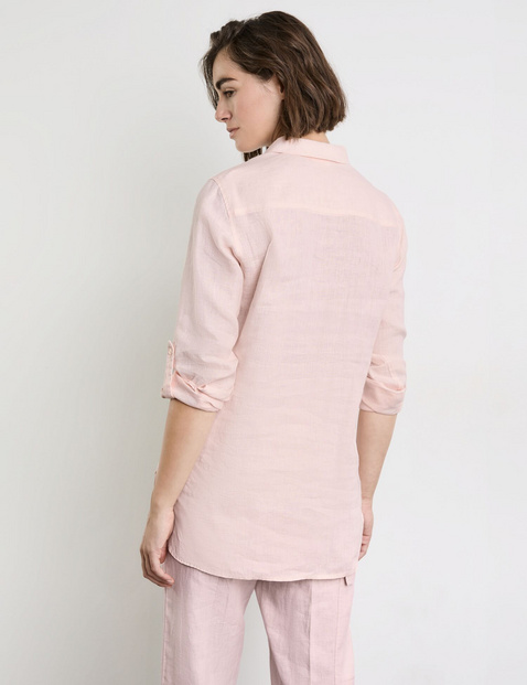 Longbluse aus Leinen