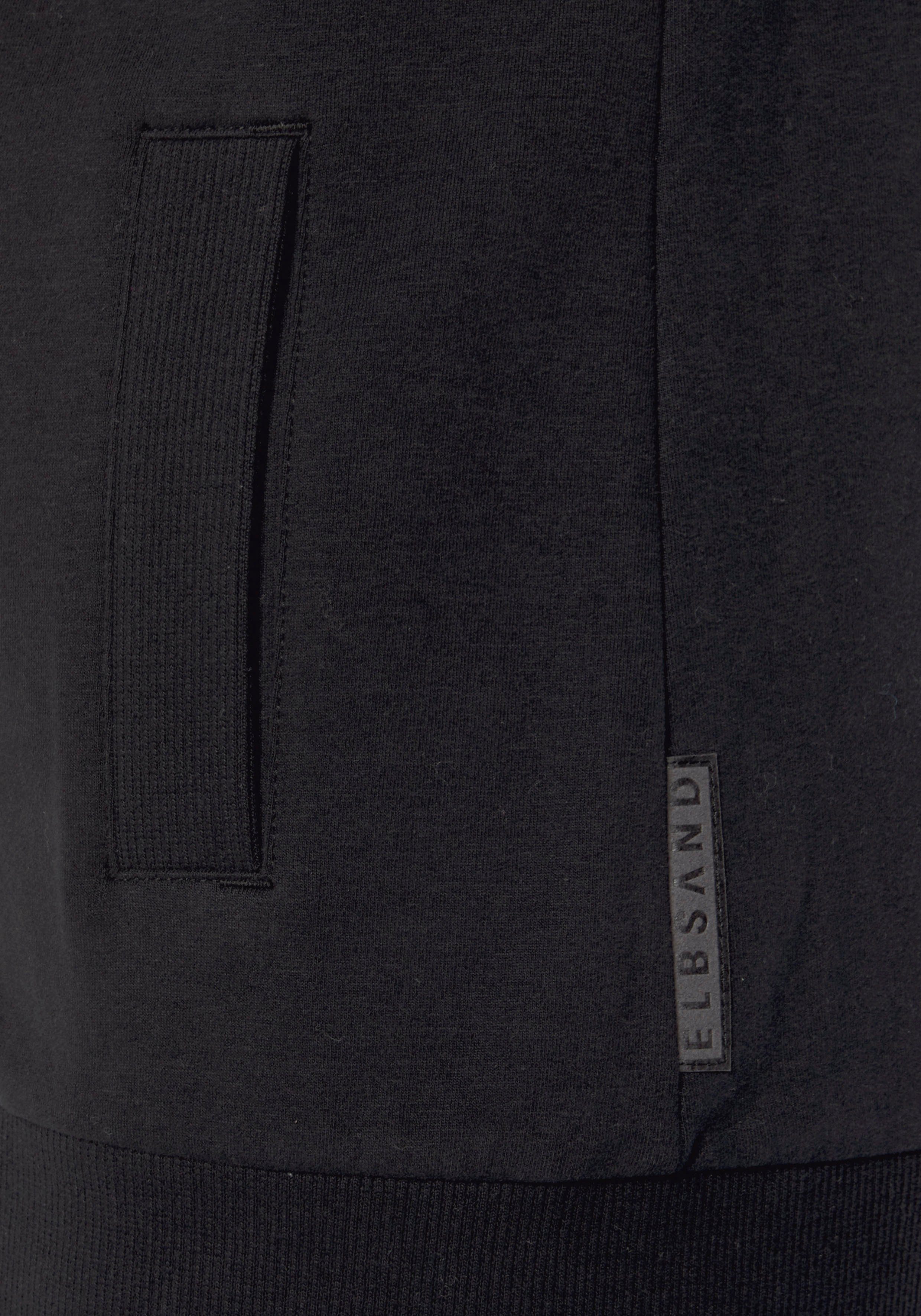 Elbsand Kapuzensweatjacke Kria mit Logodruck hinten