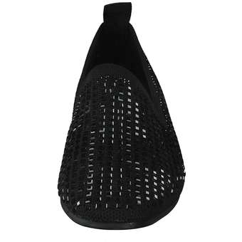 La Strada Slipper in schwarz