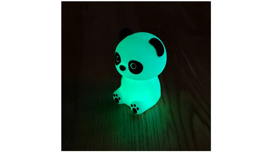 MegaLight LED Kinder Nachtlicht PADDY PANDA RGB dimmbar mit Timer